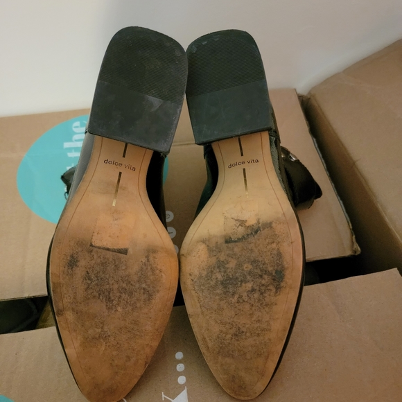 Dolce Vita Black Leather Heeled Boot - Picture 13 of 13